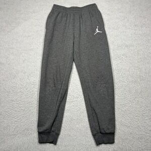 Nike Air Jordan Grey Joggers Sweatpants Pants Youth Boys Size Large 12/13 Years